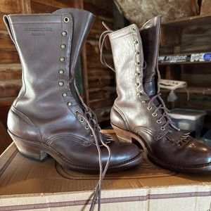 Hathorn Brown lace up boots